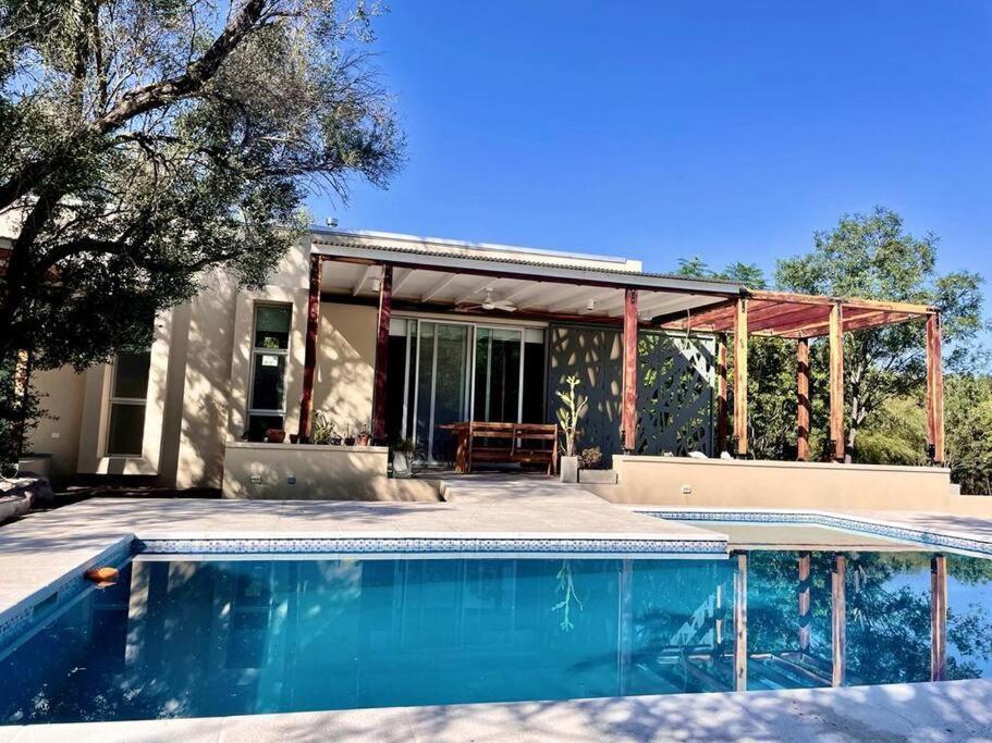Casa Con Piscina Y Mirador Privado En San Marcos Sierras Villa Exterior photo